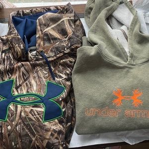 Two Under Armour Sweatshirts